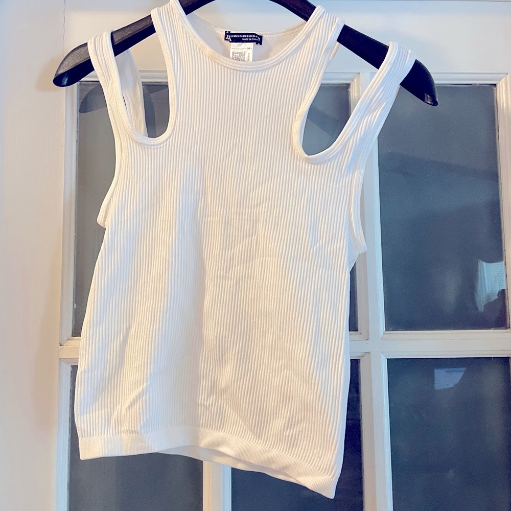 Zara Knit Cutout Crop Top